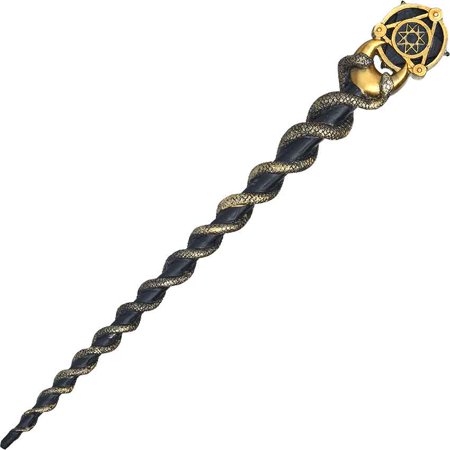 Alchemy Mystical Wand - Handcrafted Wooden Magic Wand for Wicca, Pagan Rituals & Cosplay - Perfect for Spell Casting, Meditation & Fantasy LARP