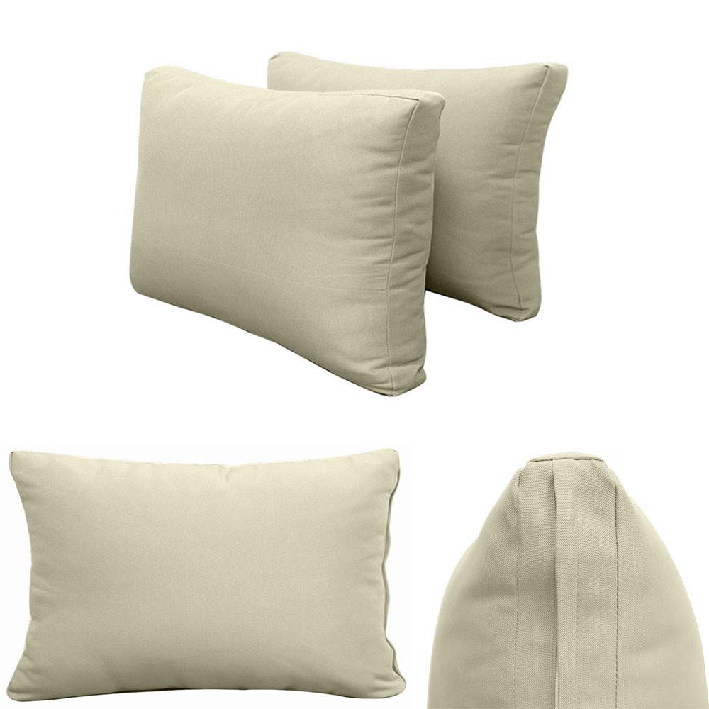 Prolinemax Style2 Queen Size 5-Piece Outdoor Daybed Set with Knife Edge Mattress, Cushions & Bolster Pillows - Perfect for Patio, Poolside & Garden Lounging AD005