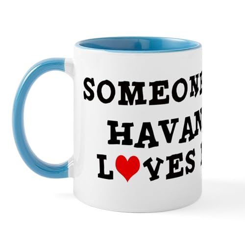 White/Blue Inside - Someone In Havana Mug