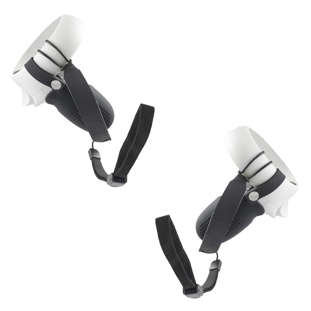 Durratou VR控制器防滑握把保护套 - 舒适耐用防滑手柄套，适用于Oculus Quest 2、HTC Vive等VR设备，提升游戏体验
