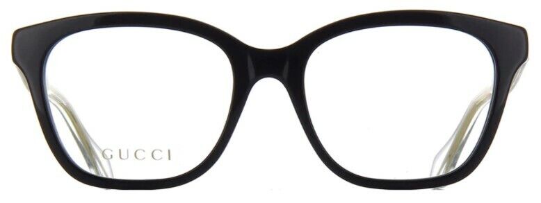 Gucci GG 0566ON 001 Black Cat Eye Women's Eyeglasses - Stylish Designer Glasses for Women, Fashionable Cat Eye Frames for Everyday Wear & Special Occasions