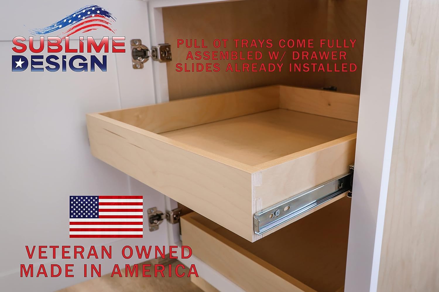 Premium Pull-Out Kitchen Drawer Organizer - 12