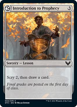 Magic: The Gathering - Prophecy Introduction - Strixhaven: School of Mages Booster Pack | Collectible Trading Card Game for Strategy & Fantasy Enthusiasts | Perfect for Game Nights & Tournaments