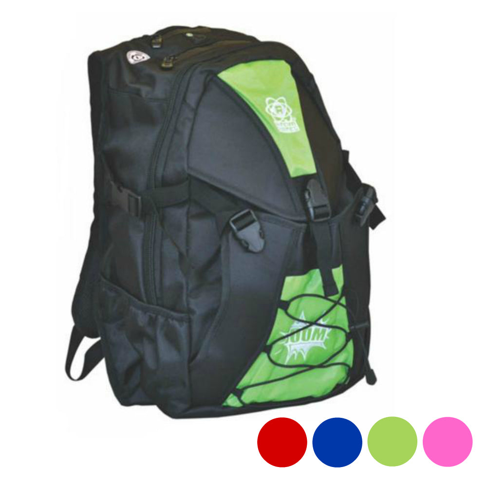 Atom Wheels Backpack - Lightweight Durable Travel Backpack with Wheels for Commuters, Students & Business Travel - Perfect for Airports, Camping & Daily Use