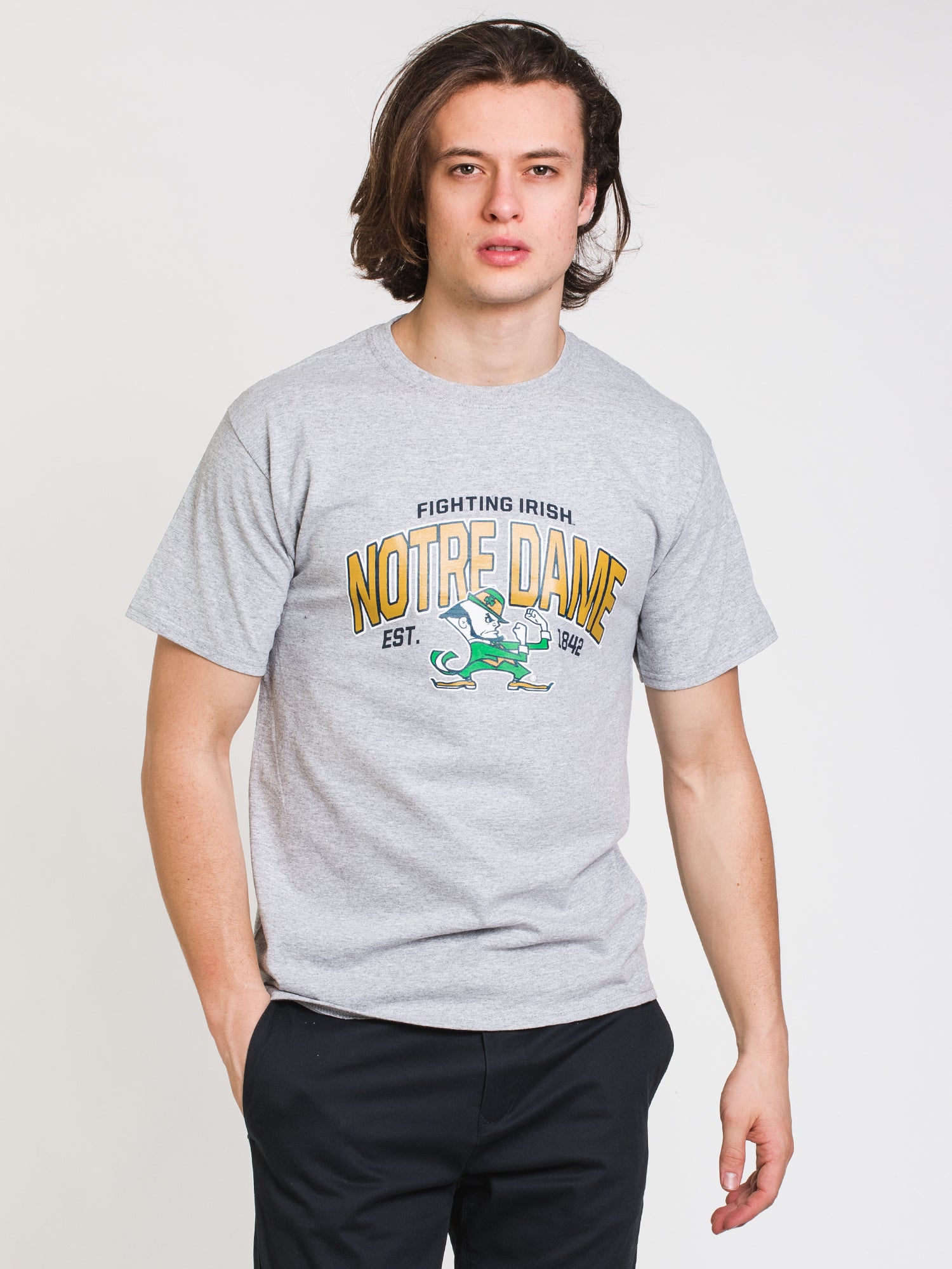 Champion Notre Dame Short Sleeve University T-Shirt - Men's & Women's Casual Cotton Tee for College Fans, Game Day & Everyday Wear