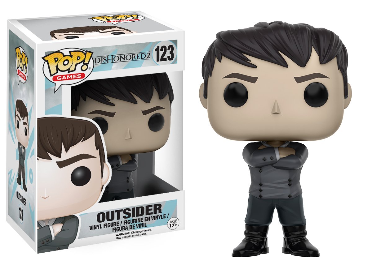 Dishonored 2 Outsider Funko Pop Vinyl Figure - Collectible Gaming Character for Display & Gifts | Perfect for Gamers & Collectors