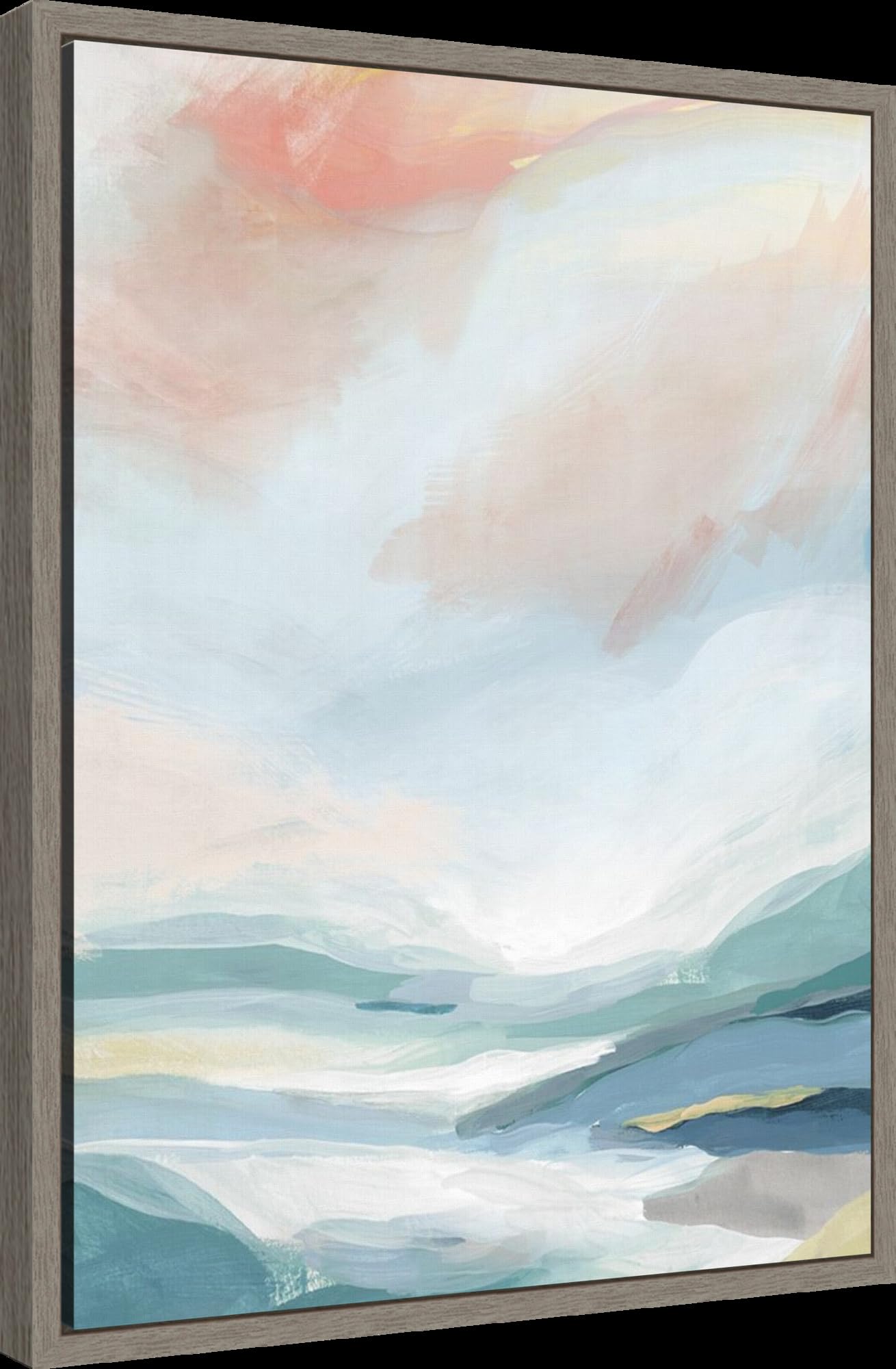 Amanti Art Framed Canvas Wall Art 24x18 - Sweetness II by Isabelle Z | Abstract Framed Painting | Rustic Country Decor | Ready-to-Hang Artwork for Living Room, Bedroom, Bathroom & Kitchen | Perfect for Home, Office & Gift Giving
