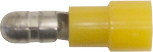 15 Pack 12-10 AWG Yellow Male Bullet Connectors - Electrical Wire Terminals for Automotive, Marine & DIY Projects | Secure & Durable Connection