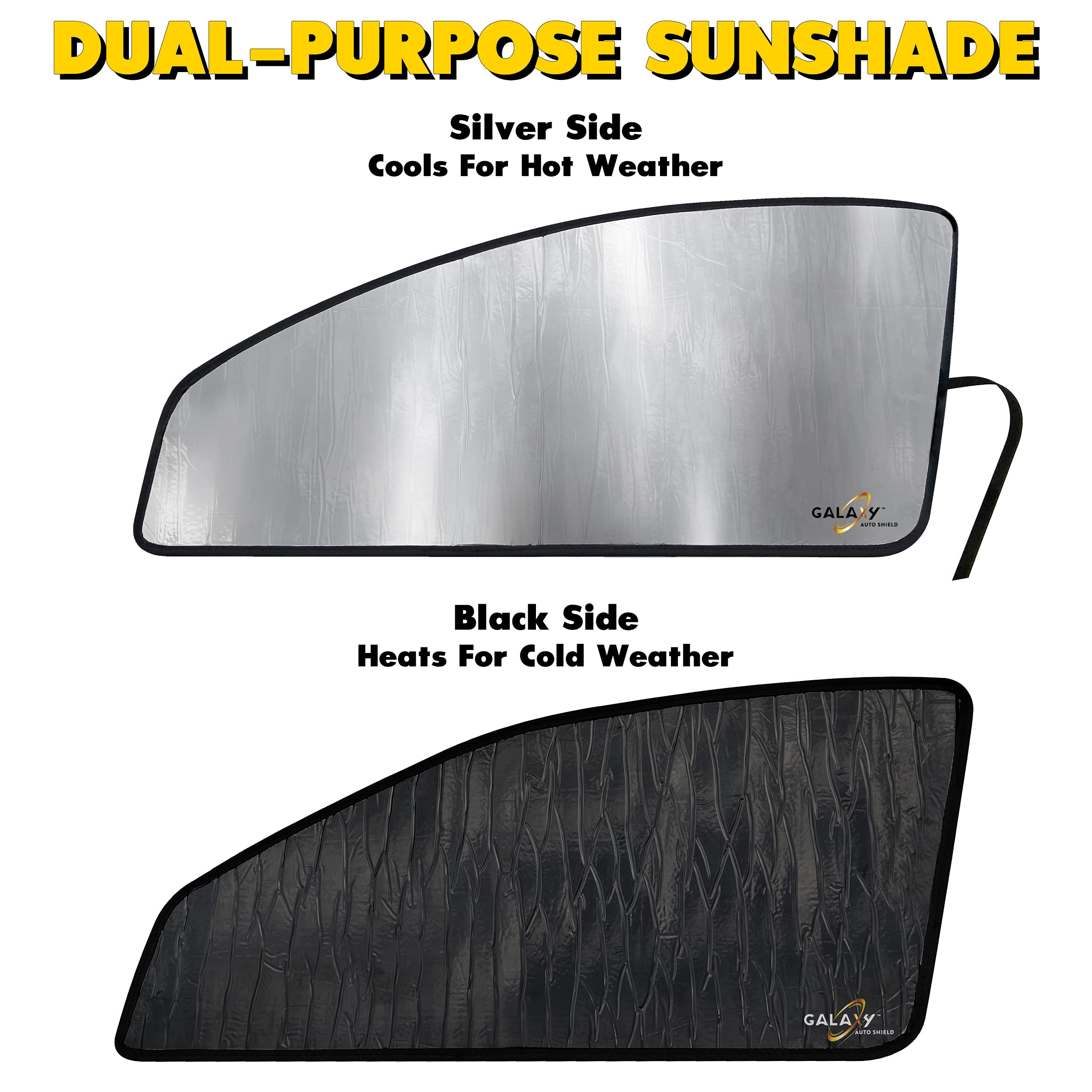 Custom Fit Front Side Window Sun Shades (2-Pack) for 2018-2022 Honda Accord Sedan - UV Blocking, Heat Insulating Privacy Shades | Perfect for Summer Protection & Car Interior Preservation | Made in USA