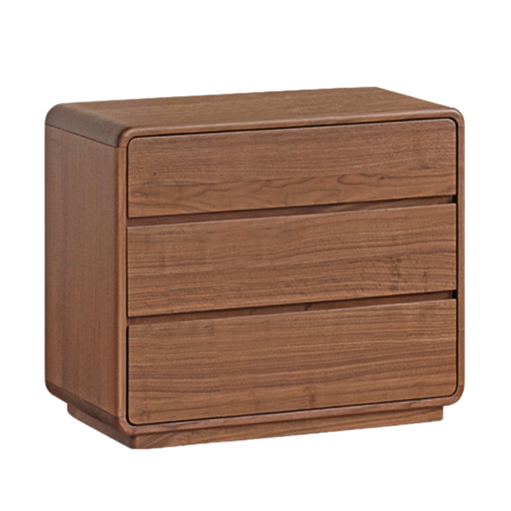 Solid Black Walnut Wood Dressing Table with Drawers - Elegant Vanity Desk for Bedroom, Makeup & Jewelry Storage