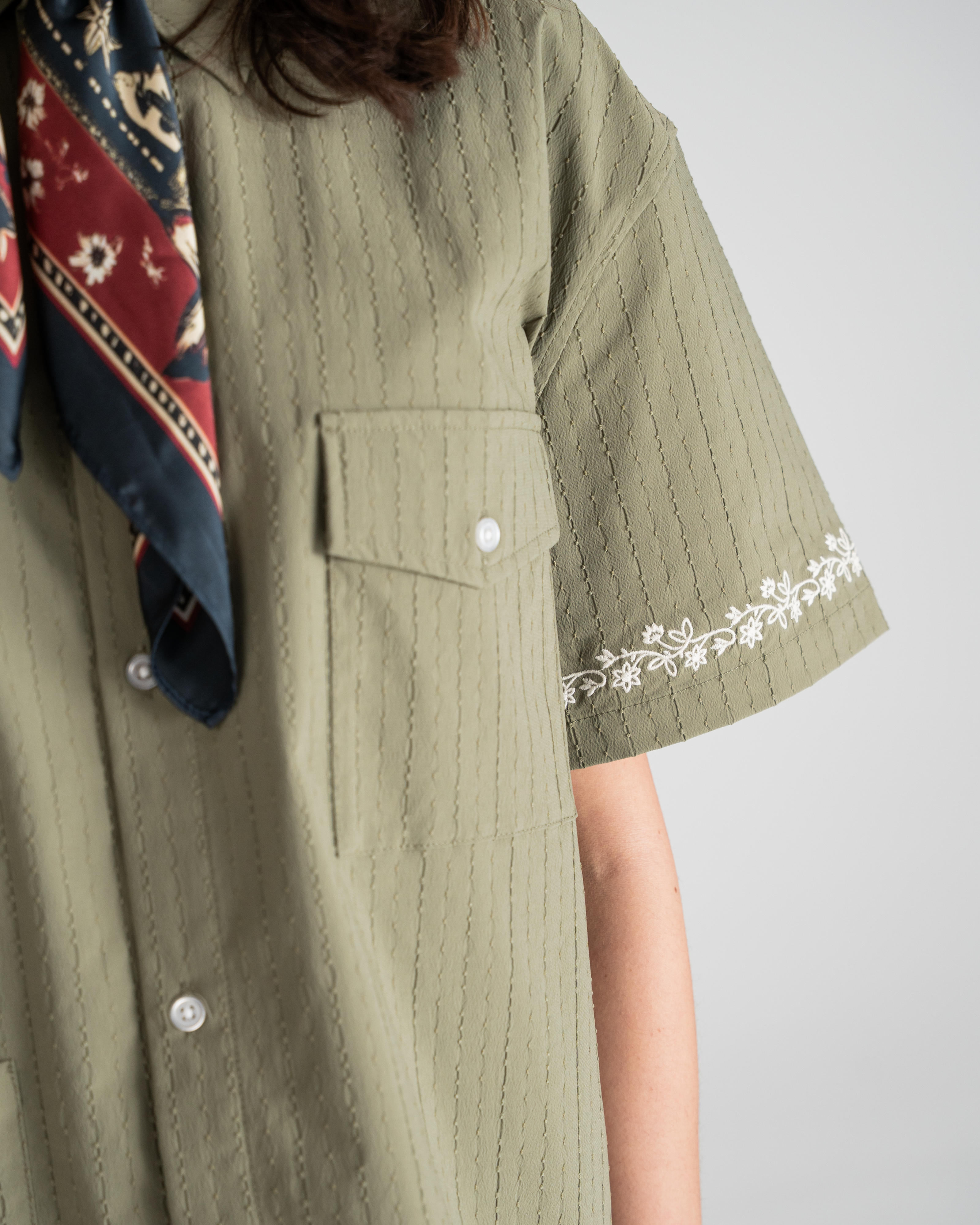 SC Western Shirt for Men - Stylish Green Cowboy Shirt with Pearl Snap Buttons | Perfect for Rodeo, Country Music Festivals & Western Fashion