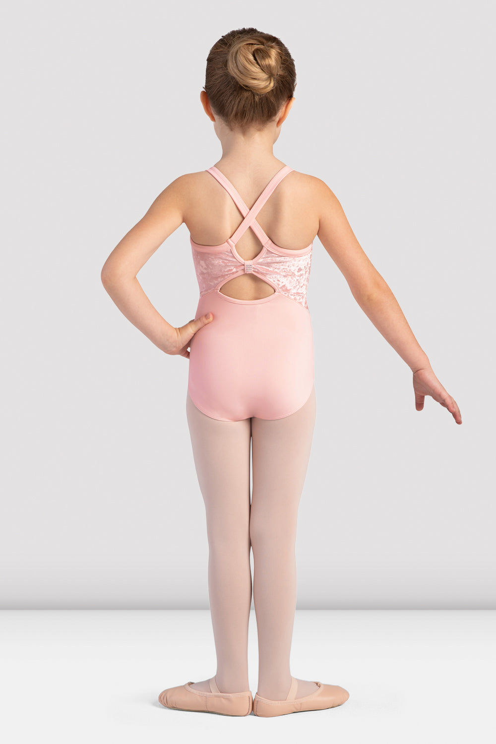 Pippa Velvet Camisole Leotard for Girls - Soft Stretchy Dance Leotard for Ballet, Gymnastics & Performance