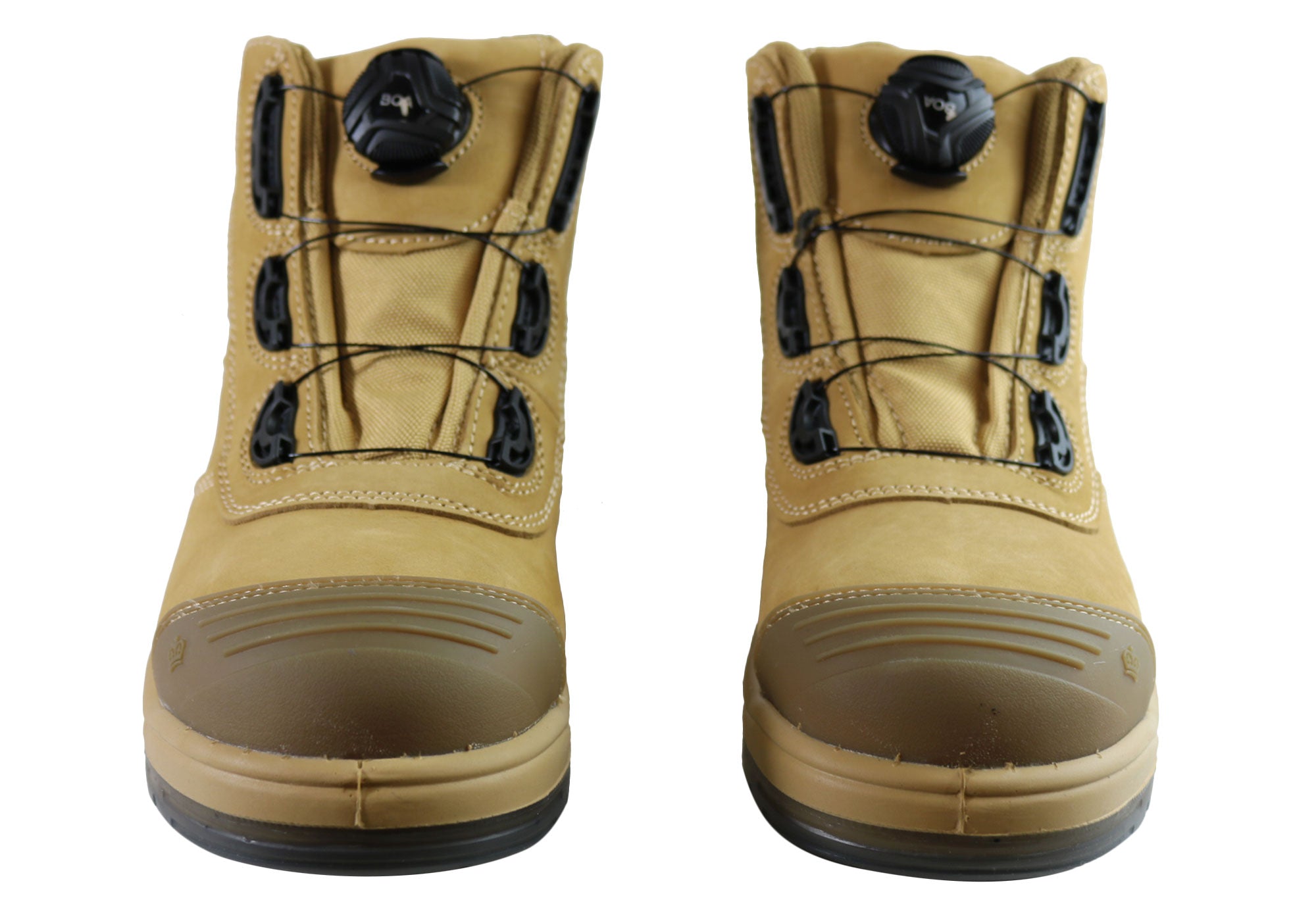 KingGee Tradie Boa Men's Steel Toe Cap Work Boots - Durable Safety Shoes for Construction, Warehouse & Outdoor Work | Slip Resistant & Comfortable for Long Shifts