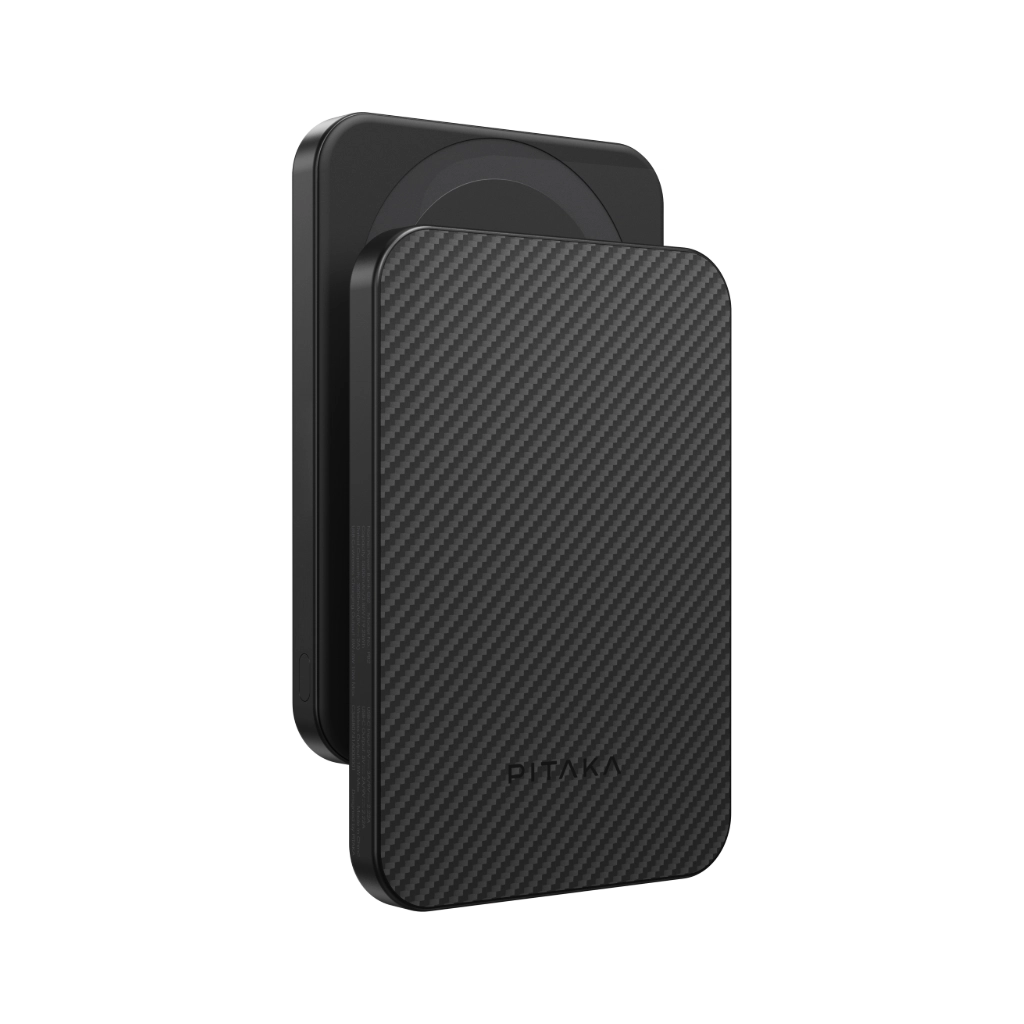 Ultra-Thin Aramid Fiber Magnetic Power Bank 10000mAh - Portable Charger for iPhone 15/14/13, Samsung Galaxy, AirPods - Perfect for Travel, Outdoor Adventures & Daily Commute