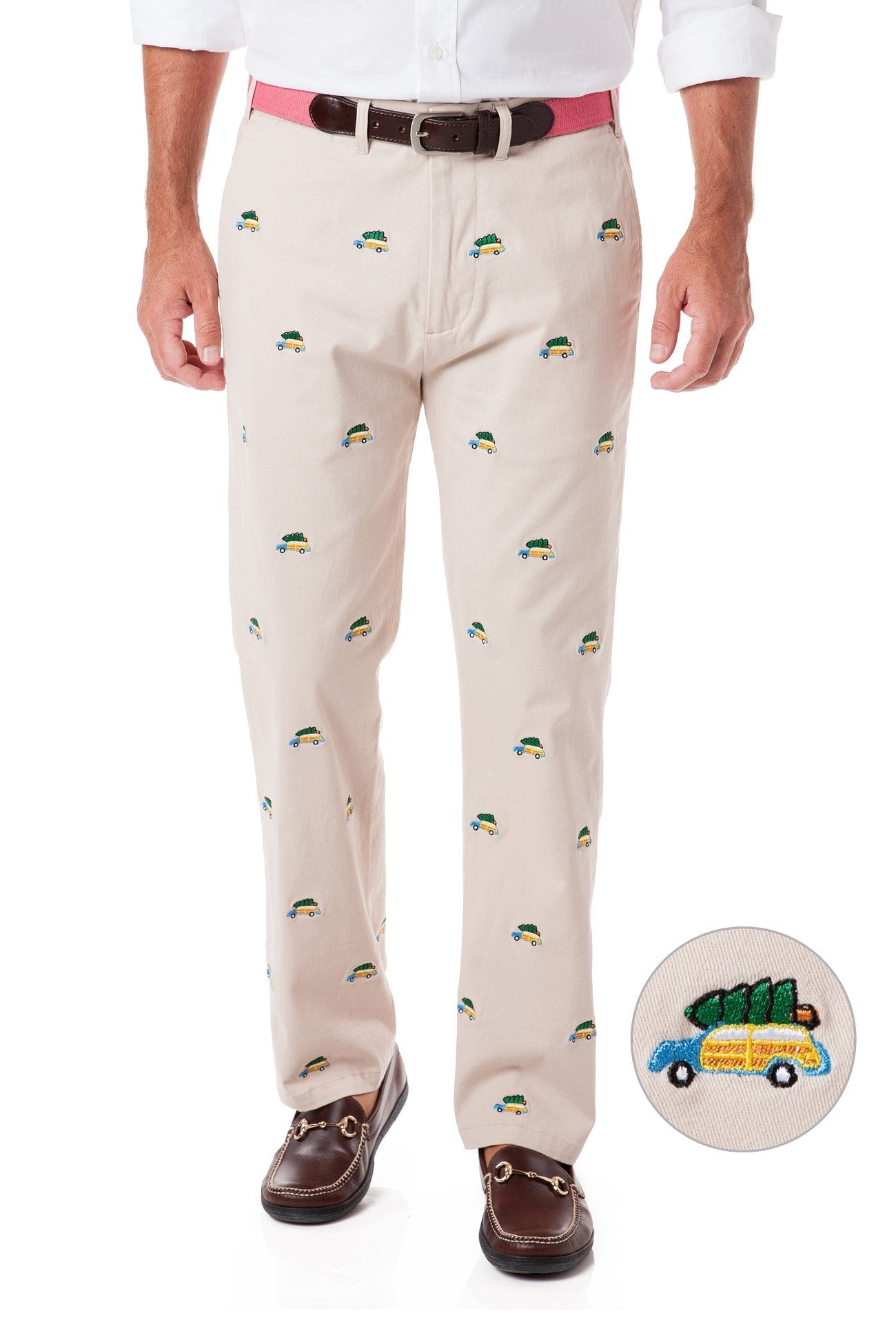 Stretch Twill Harbor Pants in Stone Wash - Comfortable & Stylish for Casual Wear, Office, and Holiday Outfits like Christmas Tree Decorating