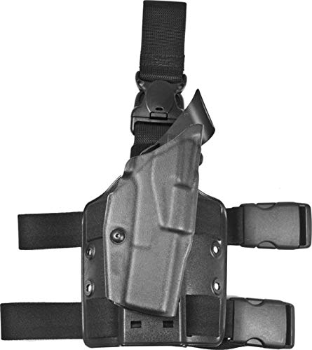 Wellco ALS Tactical Thigh Holster STX Tactical Black Right Hand 6355-383-131 - Military & Law Enforcement Duty Gear for Pistols