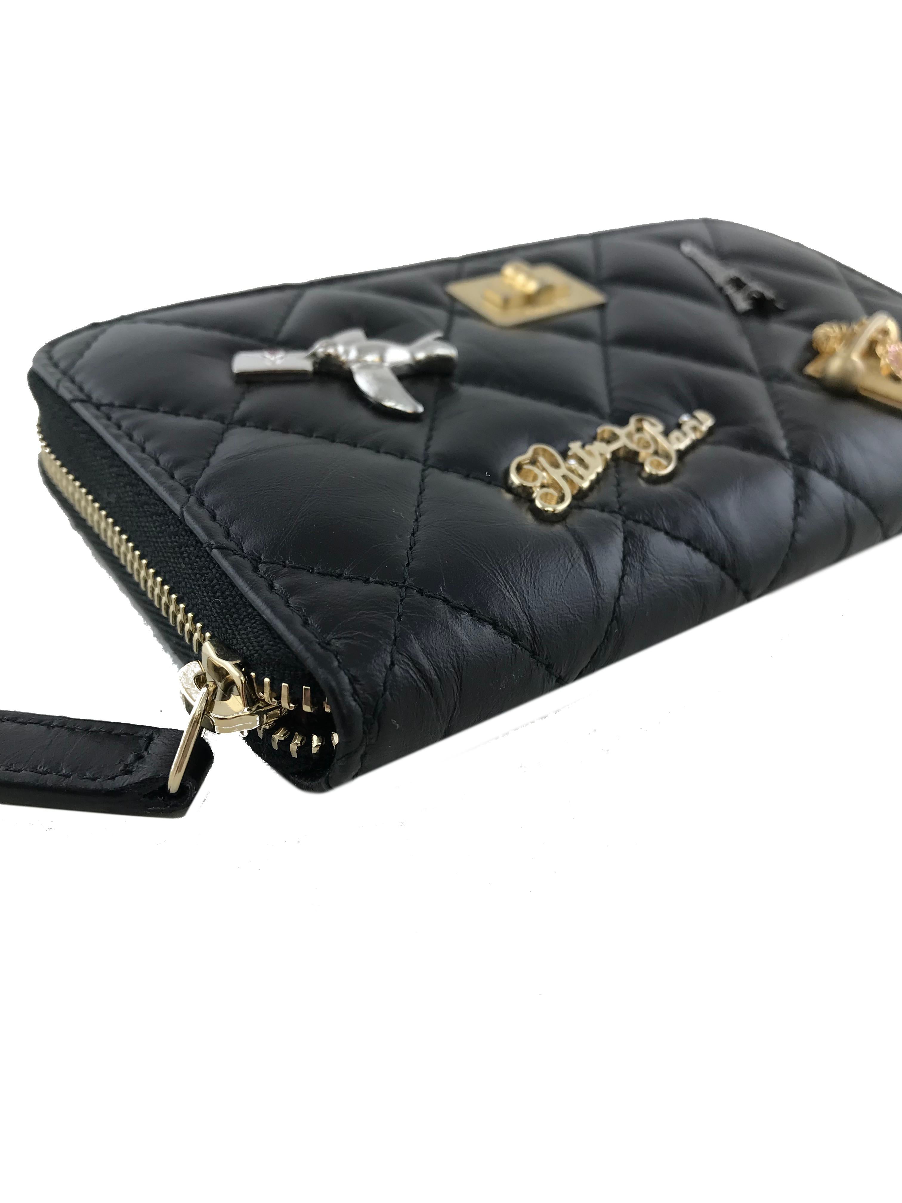 Chanel Lucky Charms Casino 2.55 Reissue Zipped Wallet - Luxury Designer Coin Purse for Women | Perfect for Casino Nights, Evening Events & Fashion Accessories