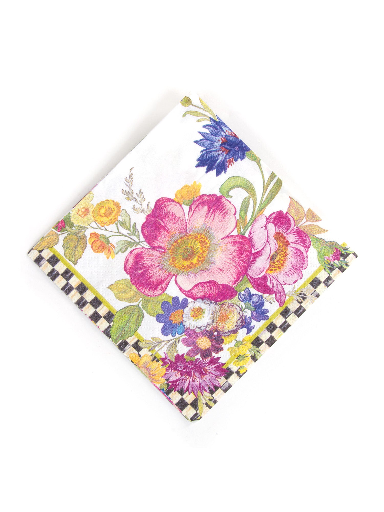 Elegant Floral Cocktail Napkins for Parties, Weddings & Events - Premium Quality Decorative Paper Napkins for Drinks & Appetizers