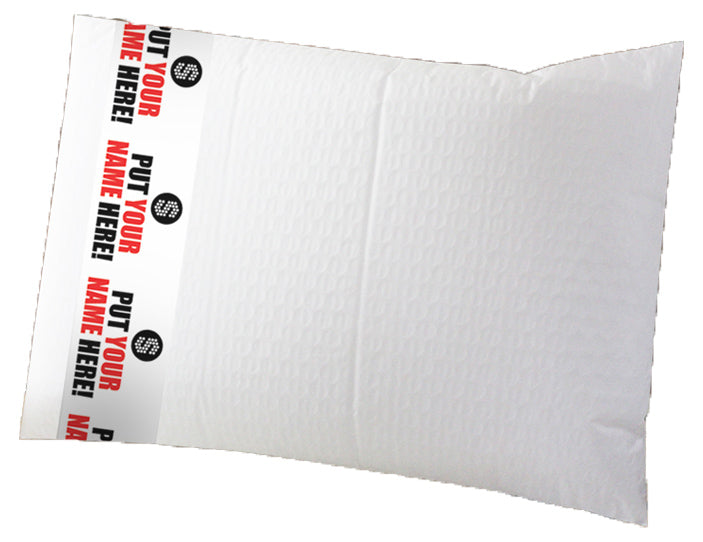 Wholesale White Padded Mailer with Banner - End Opening Envelopes for Shipping & Mailing | Perfect for Ecommerce, Small Businesses & Packaging Supplies