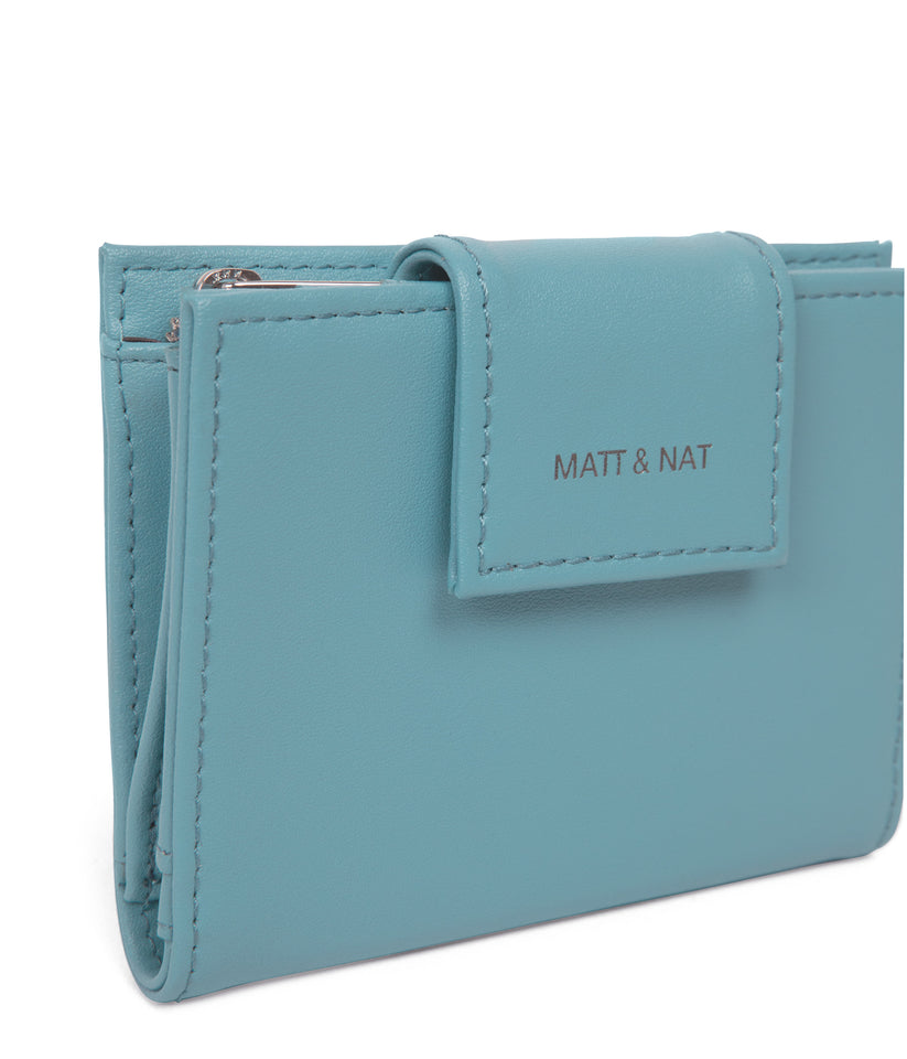 Matt & Nat Vegan Leather Cruise Small Wallet - RFID Blocking Slim Card Holder for Travel & Everyday Use - Perfect for Minimalist Wallets & Small Purses