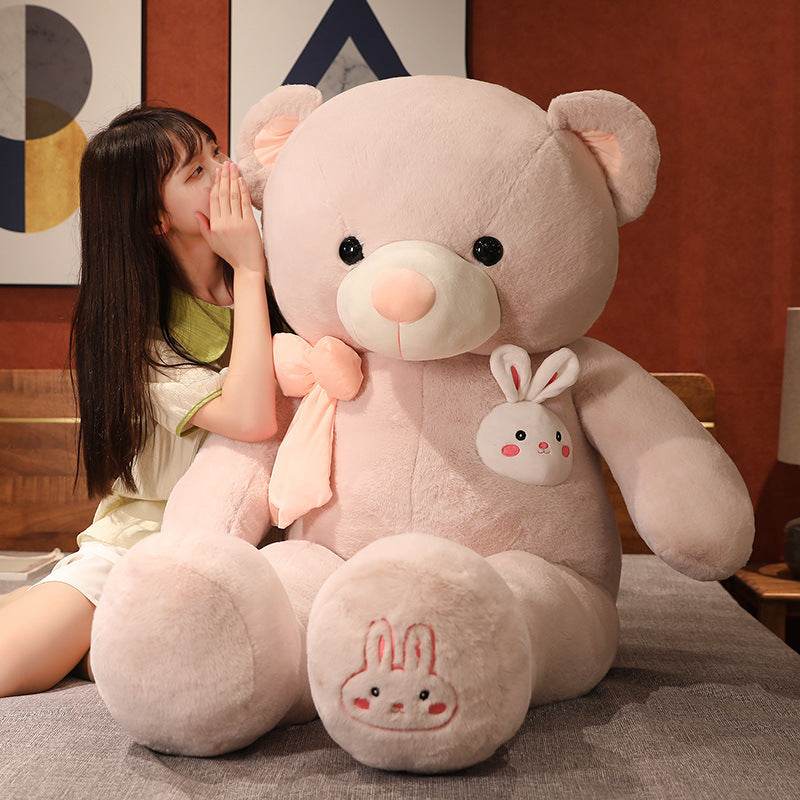 Giant 3ft Pink Sakura Teddy Bear - Large Plush Stuffed Animal for Girls, Kids Room Decor, Valentine's Day Gift, Birthday Present, Nursery Cuddly Toy - Perfect for Bedroom, Playroom, and Photo Props