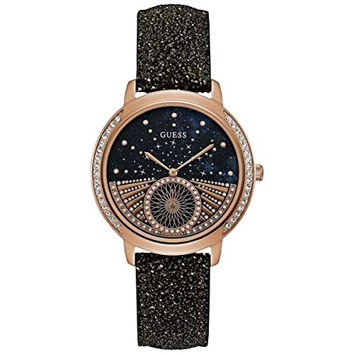 GUESS Women's Stainless Steel Black Watch - Elegant & Stylish Timepiece for Everyday Wear, Office & Special Occasions