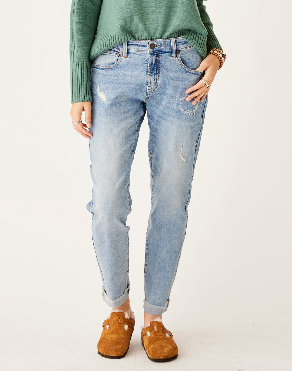Carson Jean: Distressed Denim Jacket for Men - Trendy Streetwear & Casual Outfit Essential | Perfect for Urban Fashion & Everyday Wear