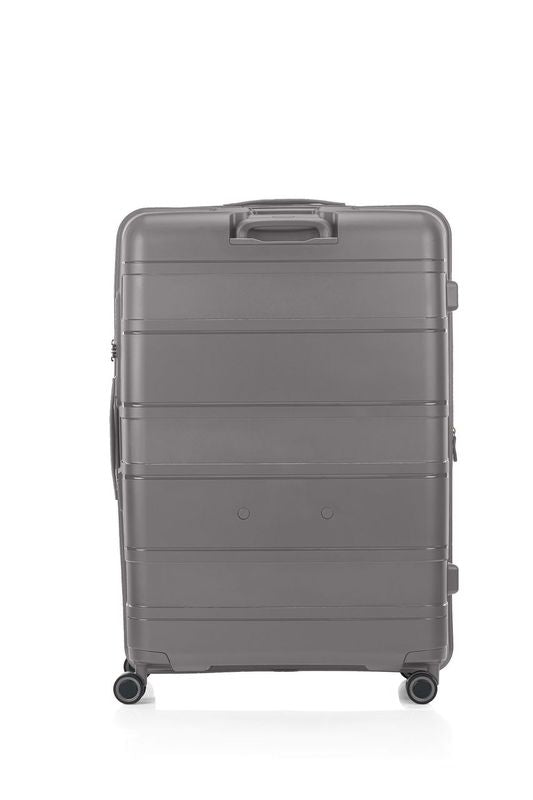 American Tourister Light Max 82cm Large Spinner Suitcase - Mercury Grey Luggage for Travel, Business Trips & Vacations | Durable Hardshell Spinner with 360° Wheels