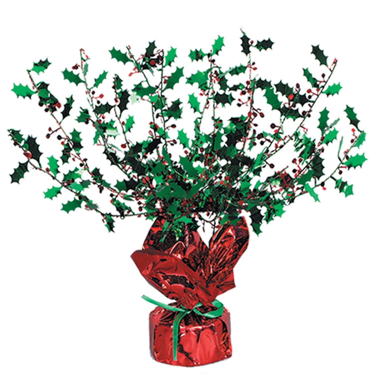 12 Pack Beistle Christmas Holly Berry Centerpiece Decorations - Holiday Table Centerpiece for Christmas Party, Home, and Office Decor