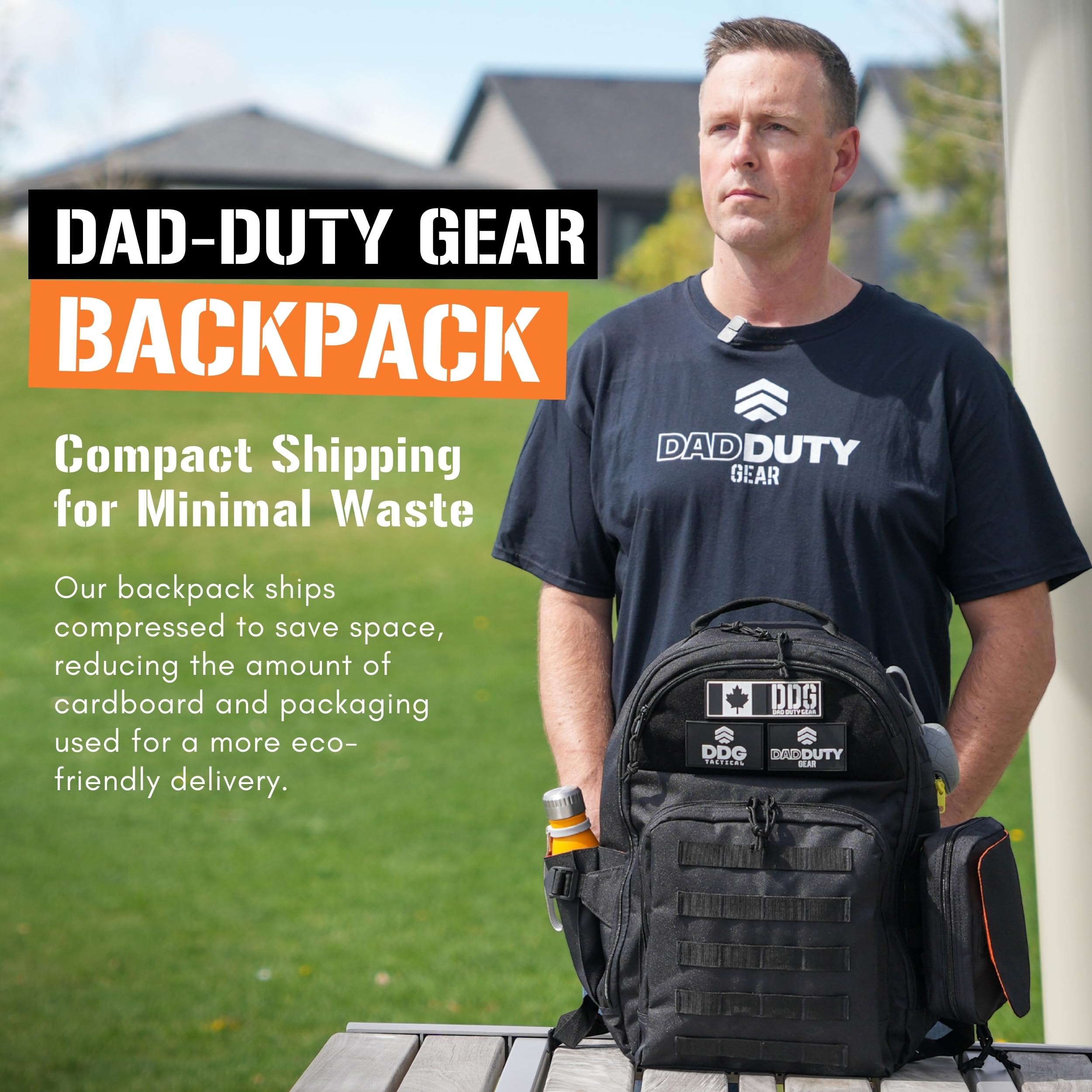 Diaper Backpack for Dads - Stylish & Spacious Baby Essentials Travel Bag with Multiple Pockets | Perfect Baby Shower Gift for New Fathers | Ideal for Daycare, Travel & Family Outings