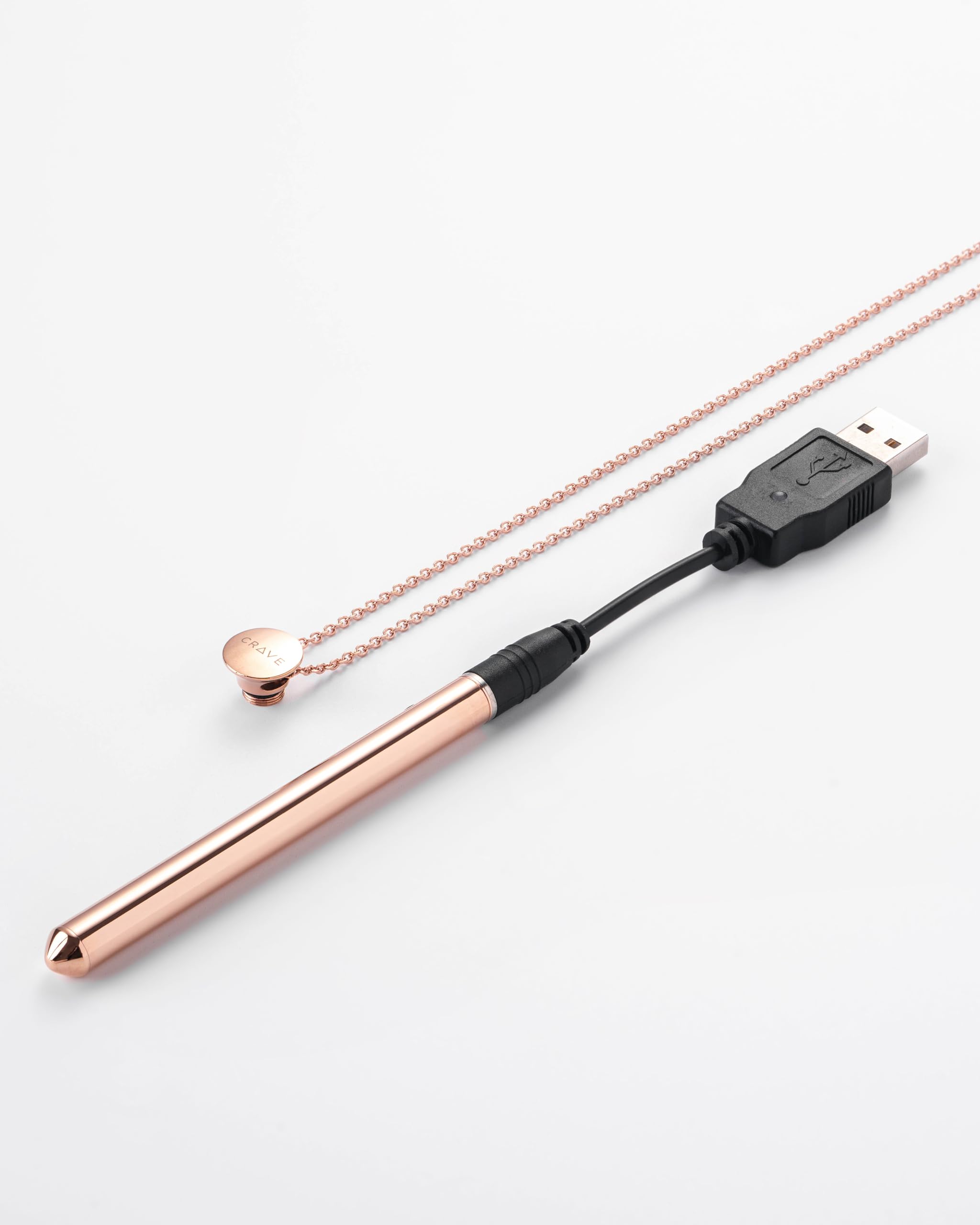 Crave Vesper 2 Original Wearable Vibrator Necklace | Luxury Adult Sex Toy for Women & Couples | Discreet & Rechargeable Vibrating Jewelry for Date Night, Travel & Sensual Play