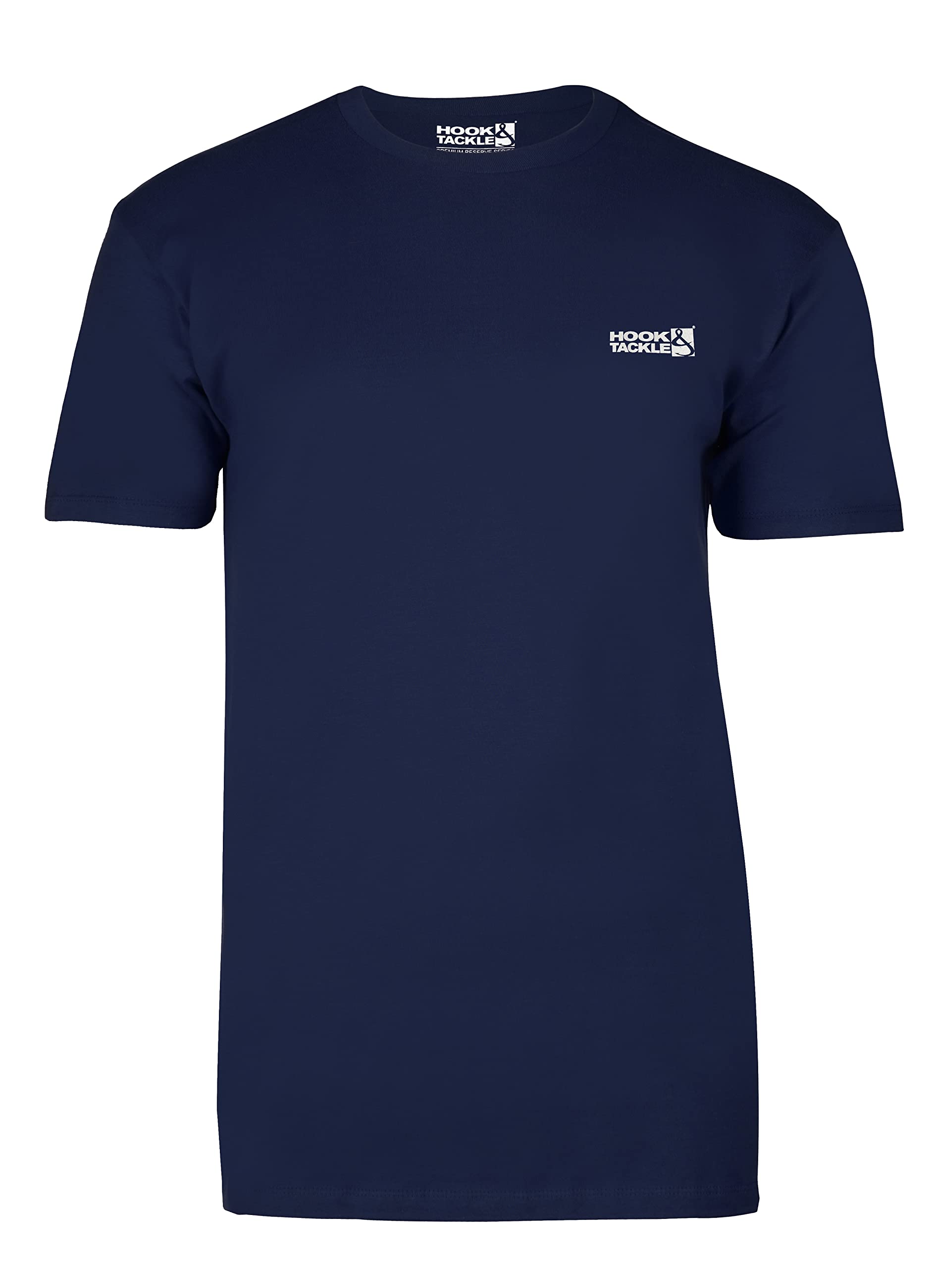 Hook & Tackle® Men's Patriot Tuna Fishing Short Sleeve Premium Cotton T-Shirt - Comfortable Casual Wear for Fishing, Outdoor Activities & Everyday Use