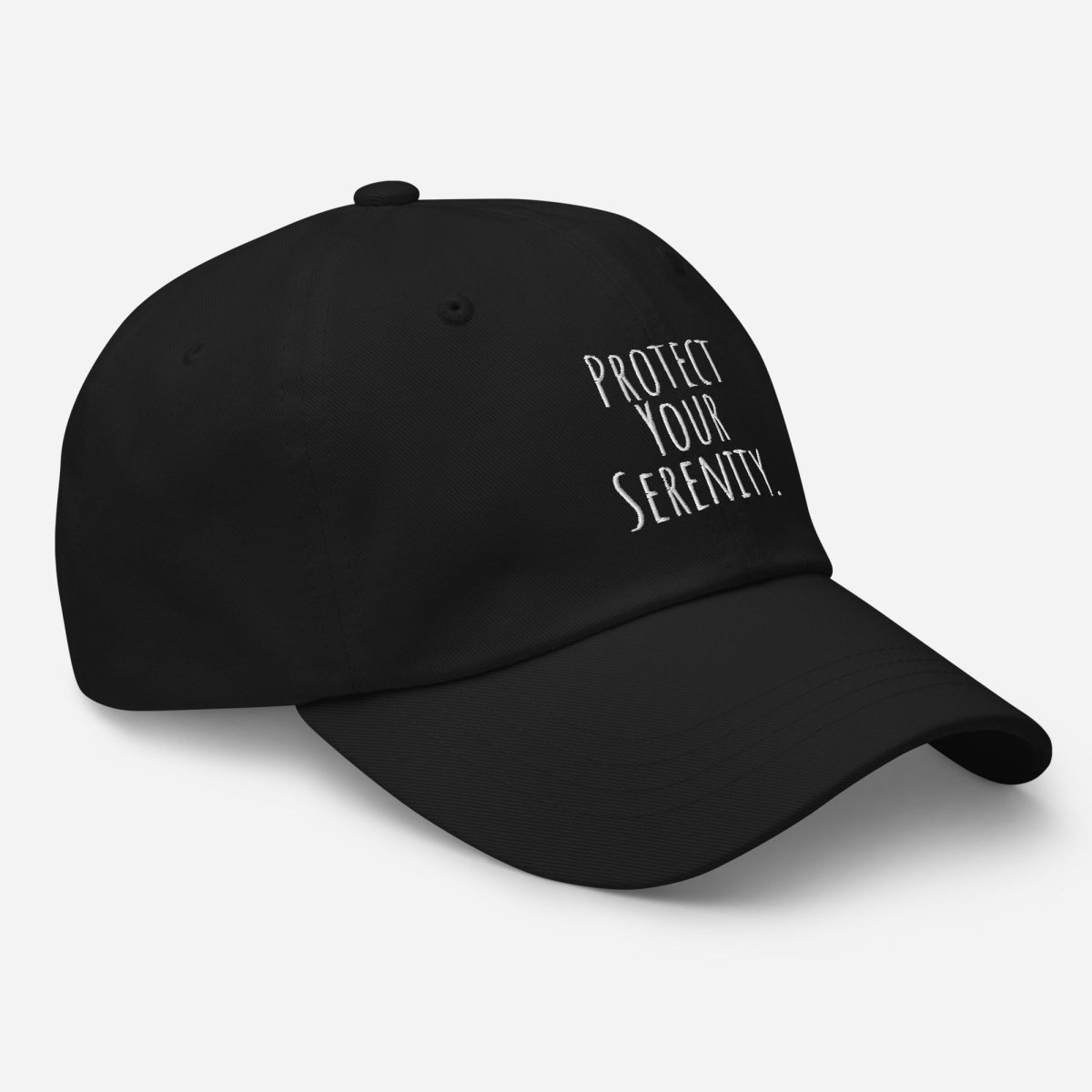 Mindfulness & Recovery Embroidered Dad Hat - Serenity Protection Cap for Meditation, Yoga & Mental Wellness