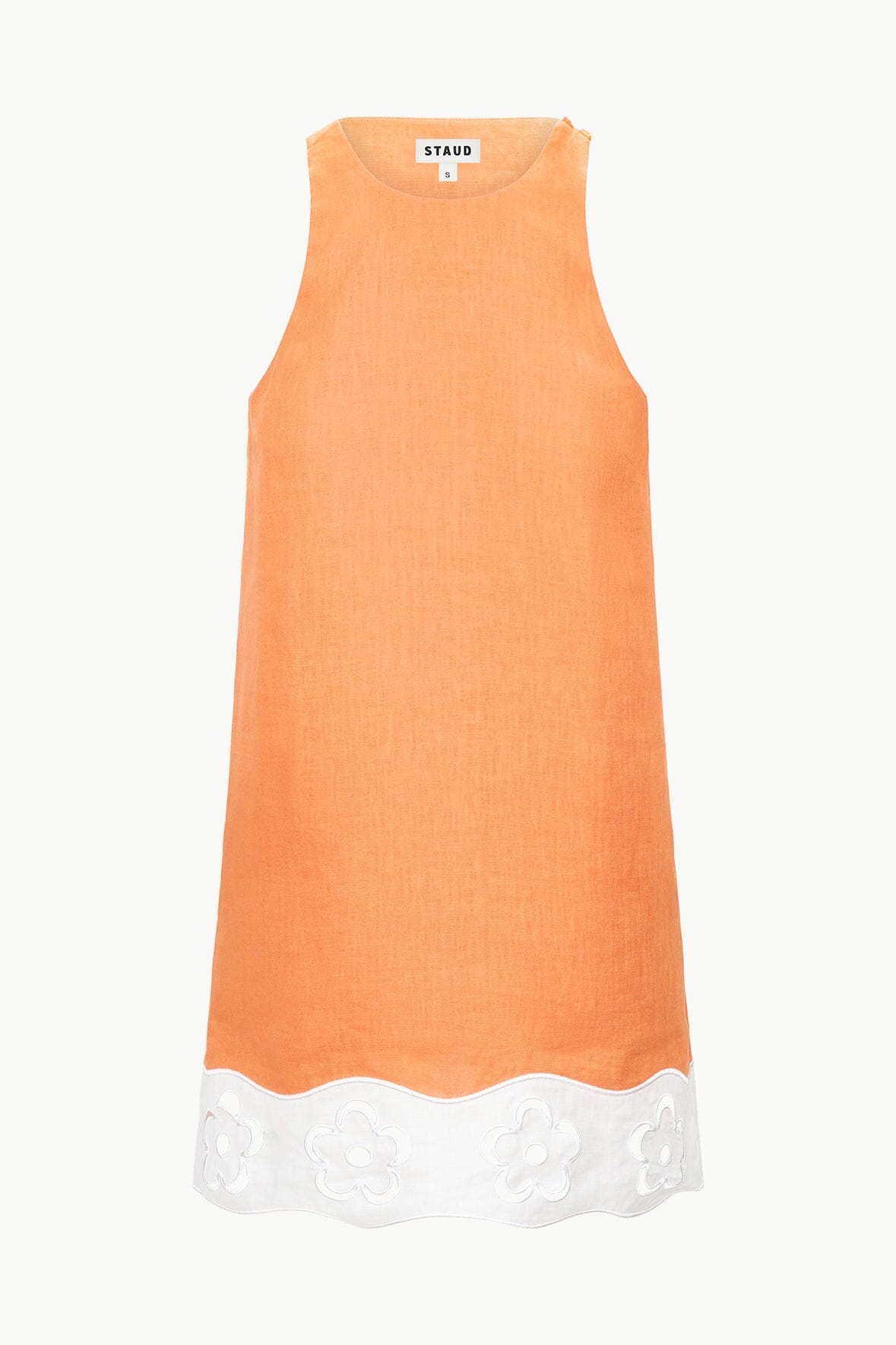 MIKA Linen Dress for Women - Soft & Breathable Apricot White Summer Dress | Perfect for Beach, Vacation & Casual Wear
