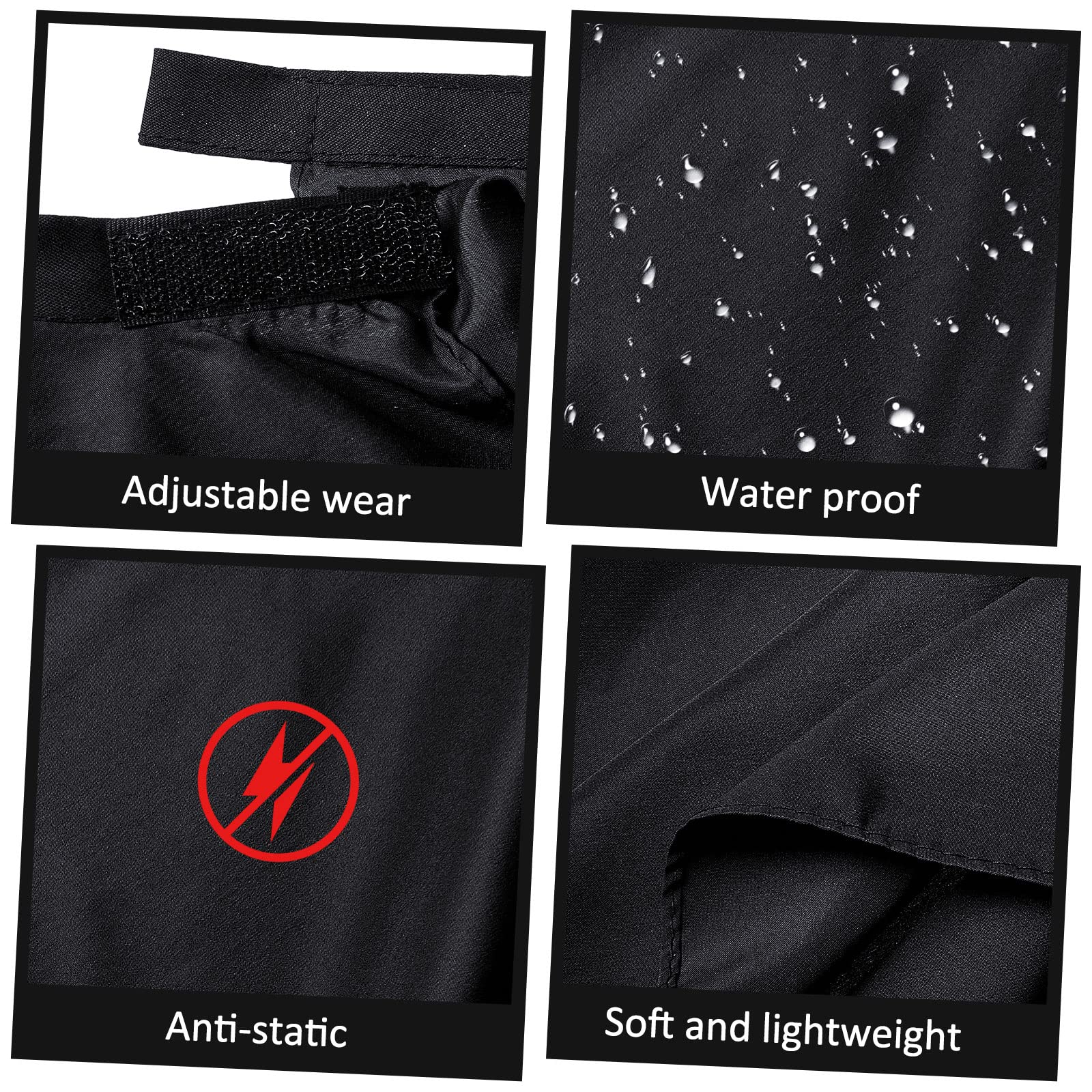 Waterproof Polyester Salon Apron for Hair Coloring & Makeup - 25.6