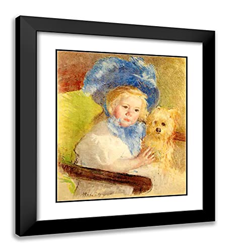 Black Modern Wood Frame with Double Matting