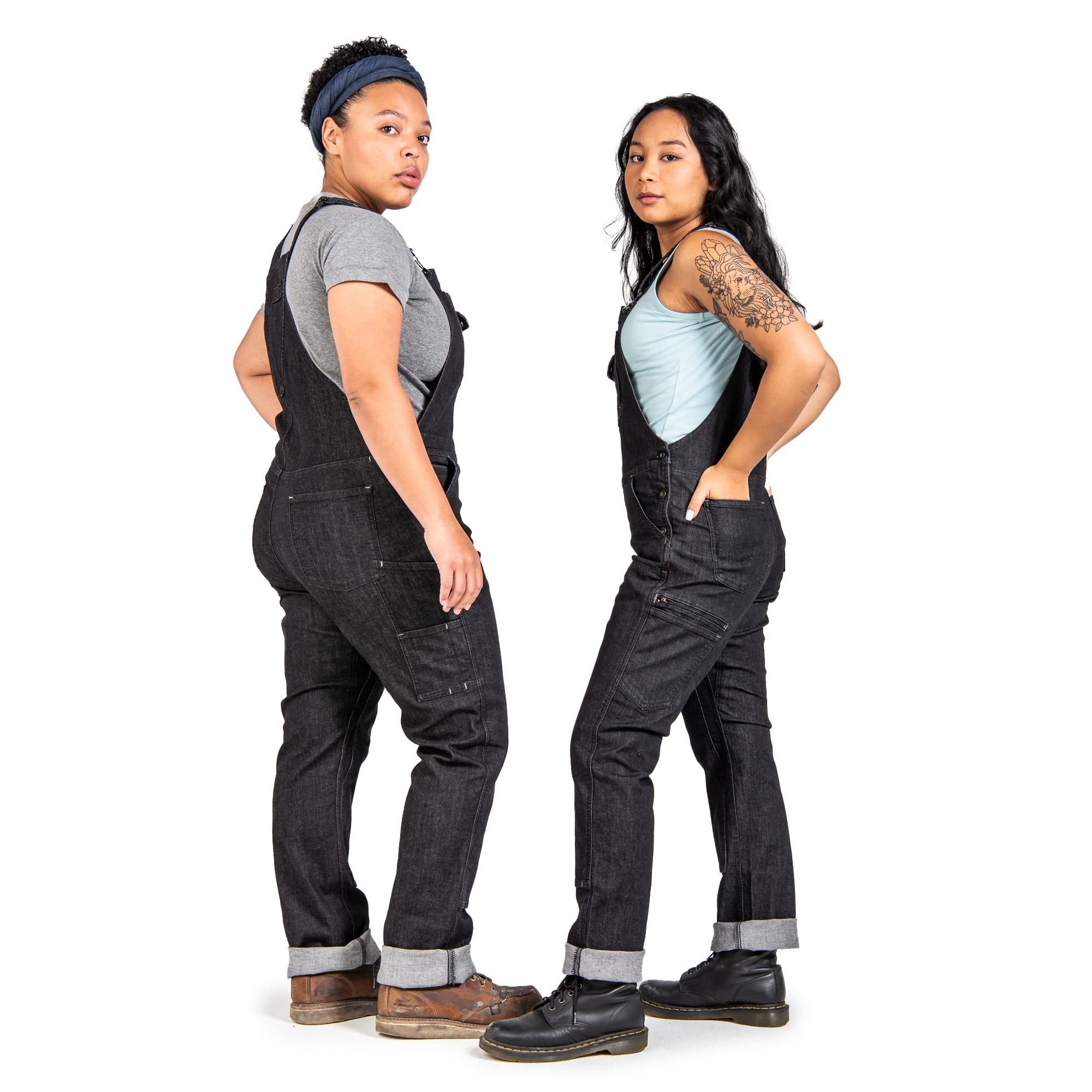 Dovetail Workwear Freshley Women's Overalls with 13 Pockets - Durable & Functional Workwear for Farming, Construction & Outdoor Activities