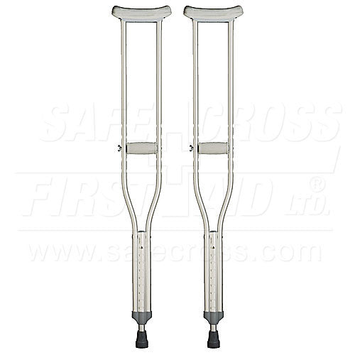 Adjustable Aluminum Crutches for Youth (36-45 inches) - Lightweight, Durable & Comfortable Mobility Aid for Kids & Teens - Perfect for Injuries, Surgery Recovery & Daily Support