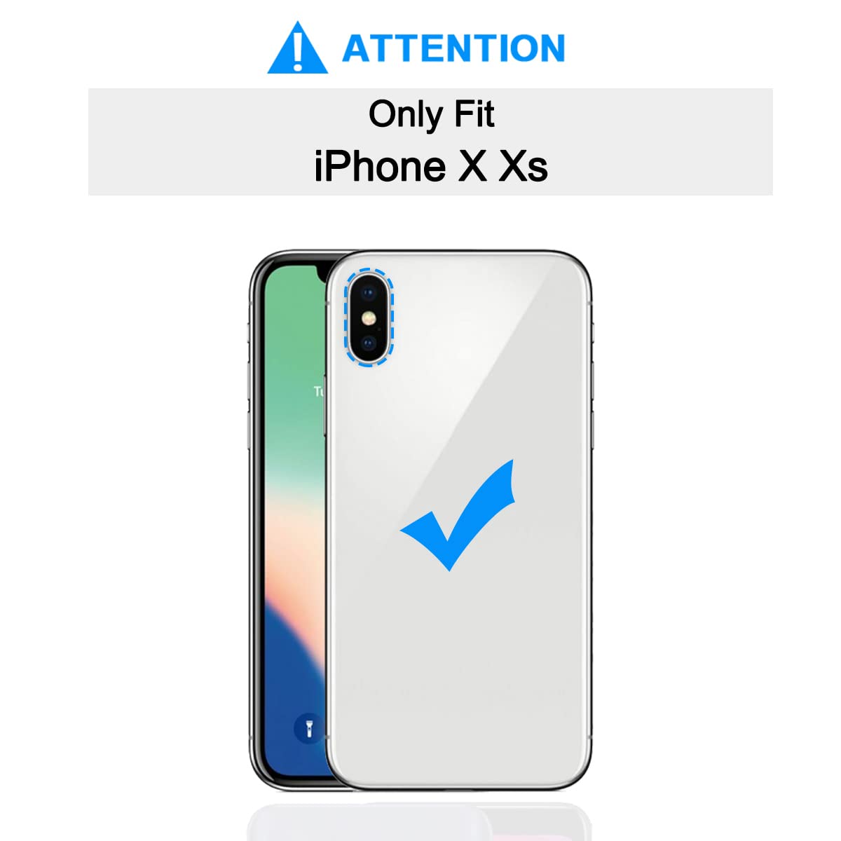 Custom iPhone X/Xs Ultra Thin Bumper Case - Anti-Scratch Reinforced Corners & Full Body Protection - Personalized Clear Phone Cover for Men & Women - Perfect Gift for Daily Use, Travel & Work Protection