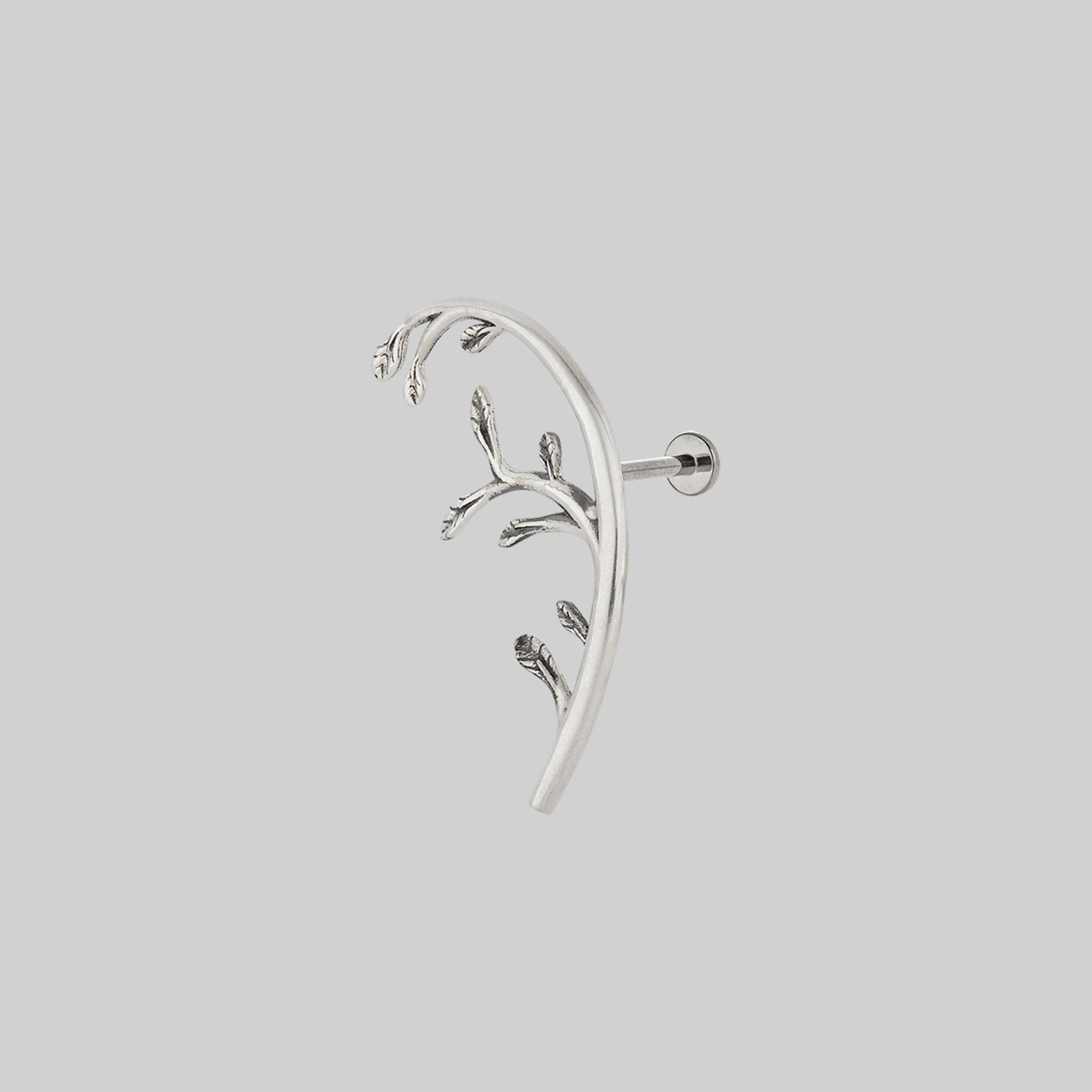 VENETIA Delicate Leaf Vine Stud Earrings - Sterling Silver Earrings for Women, Minimalist Nature-Inspired Jewelry for Everyday Wear, Gift for Her | Perfect for Office, Date Night & Special Occasions