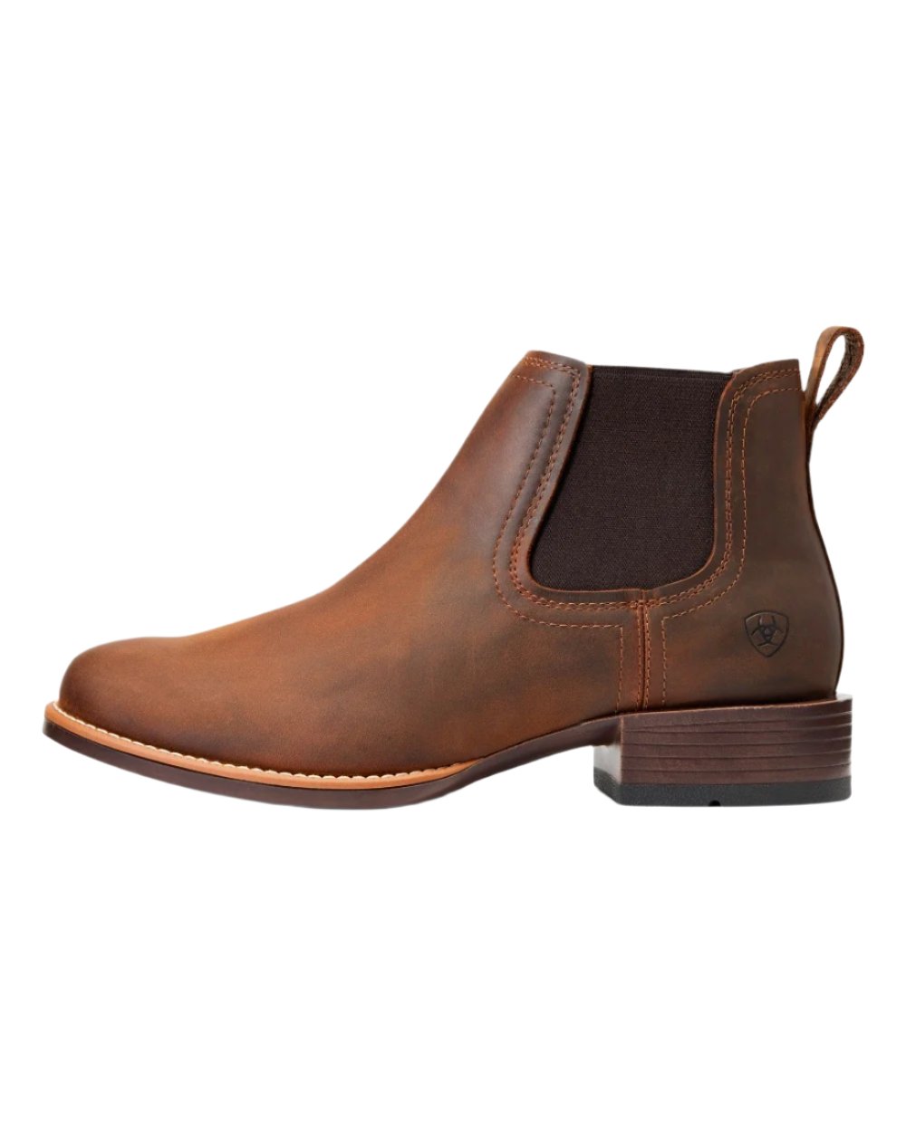 Ariat Men's Booker Ultra Round Toe Western Boots - Durable Cowboy Boots for Riding & Work | Comfortable Western Footwear for Ranch, Rodeo & Outdoor Activities