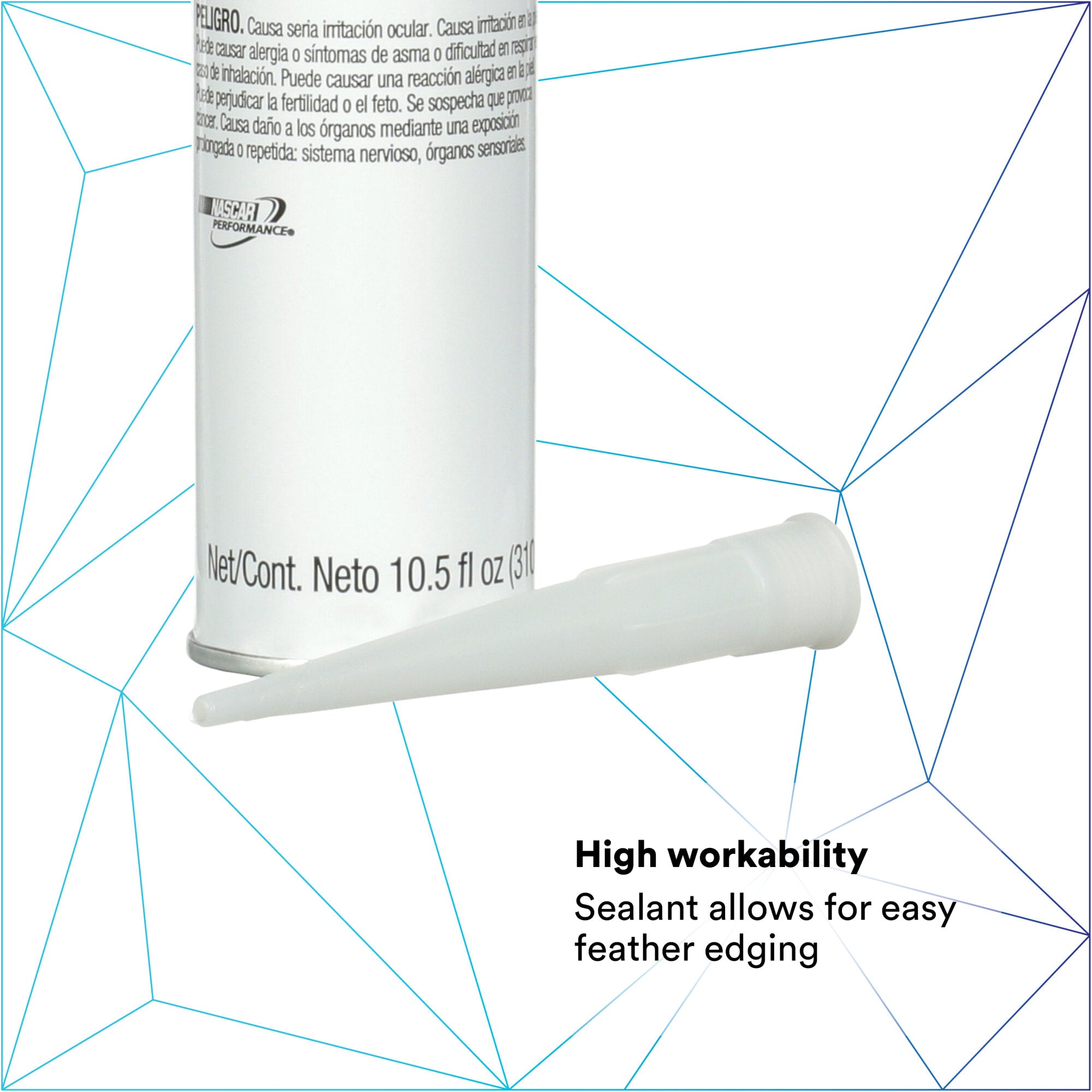 3M Auto Glass Urethane Windshield Adhesive 08693 - 10.5 fl oz Cartridge for Professional Windshield Installation & Auto Glass Repair - Perfect for DIY Car Maintenance and Professional Auto Body Shops