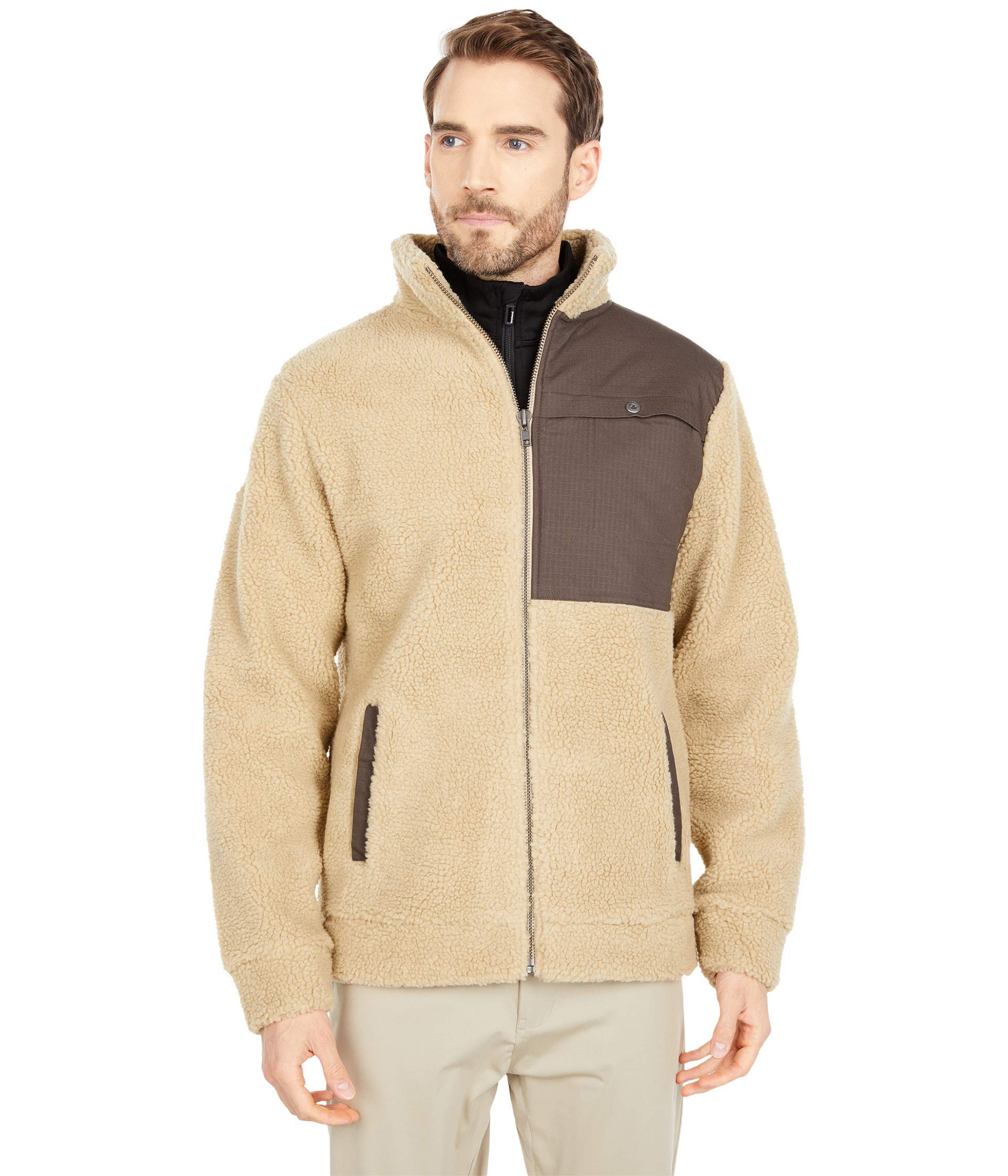 Mountain Khakis Men's Acadian Jacket - Classic Fit Water-Resistant Outdoor Jacket for Hiking, Fishing & Camping | Durable Windproof Fleece-Lined Coat for Casual Wear & Happy Hour