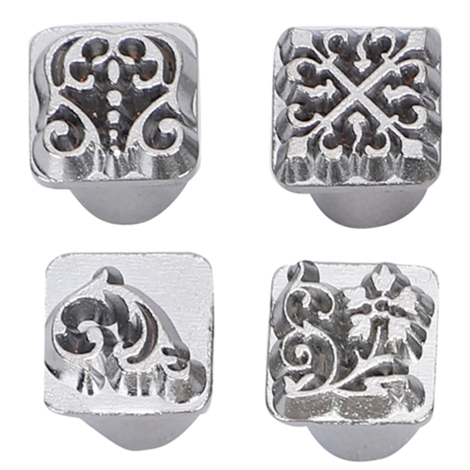 12Pcs Flower Design Leather Stamps Set - DIY Leather Craft Punch Tools with Handle for Leatherworking, Leather Embossing, and Custom Leather Printing | Perfect for Leathercraft, DIY Projects, and Personalized Gifts