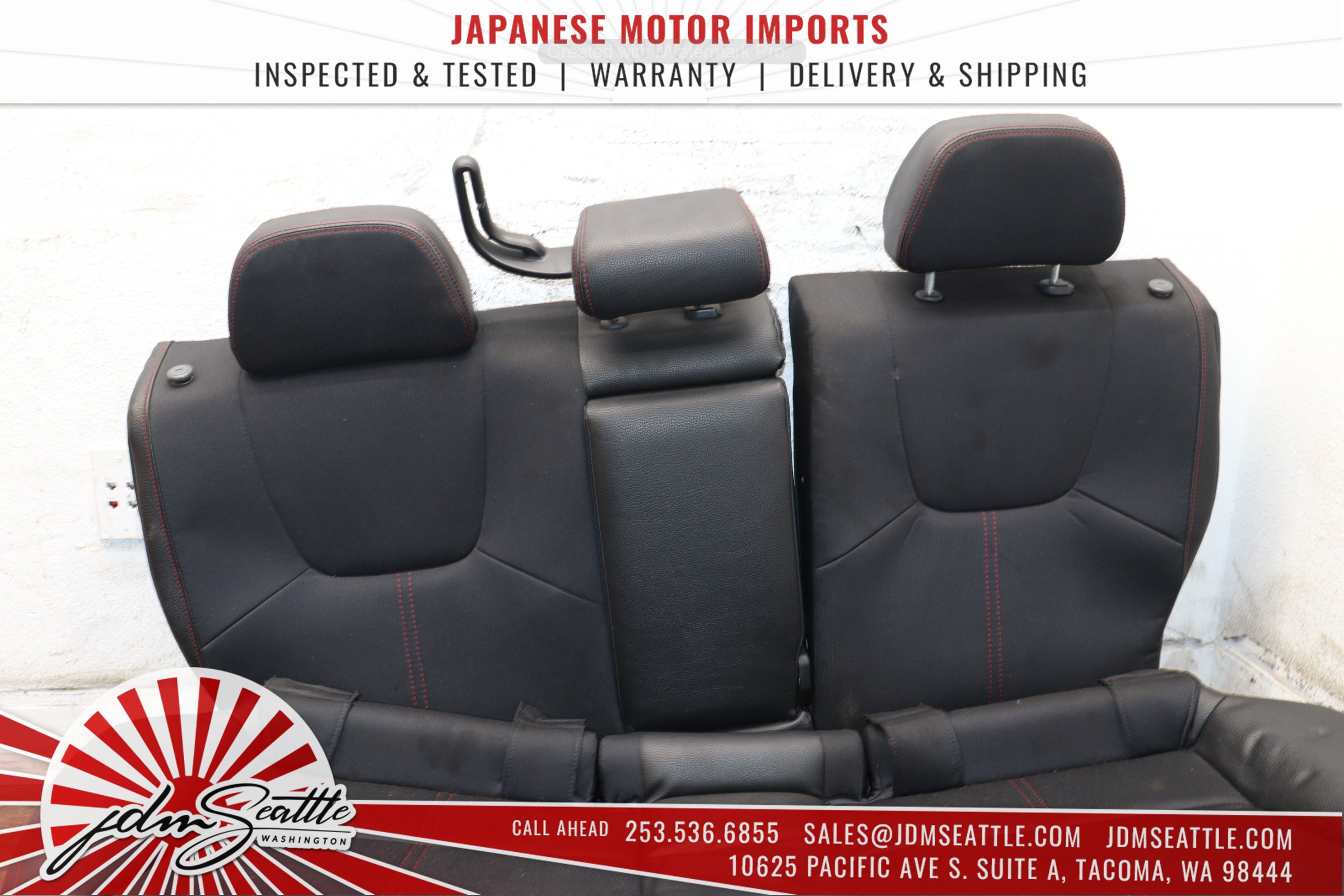 JDM 08-14 Subaru WRX STI OEM Version 10 Seats - Genuine STI Sedan Replacement - Perfect for Racing & Car Enthusiasts