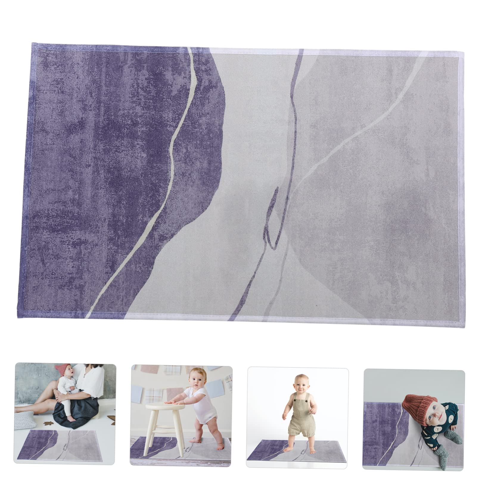 Totority Non-Slip Baby Crawling Mat - Soft Playpen Floor Pad for Infants & Toddlers - Durable Polyester Play Mat for Nursery, Daycare & Home Use - Safe & Comfortable Play Area for Crawling & Learning