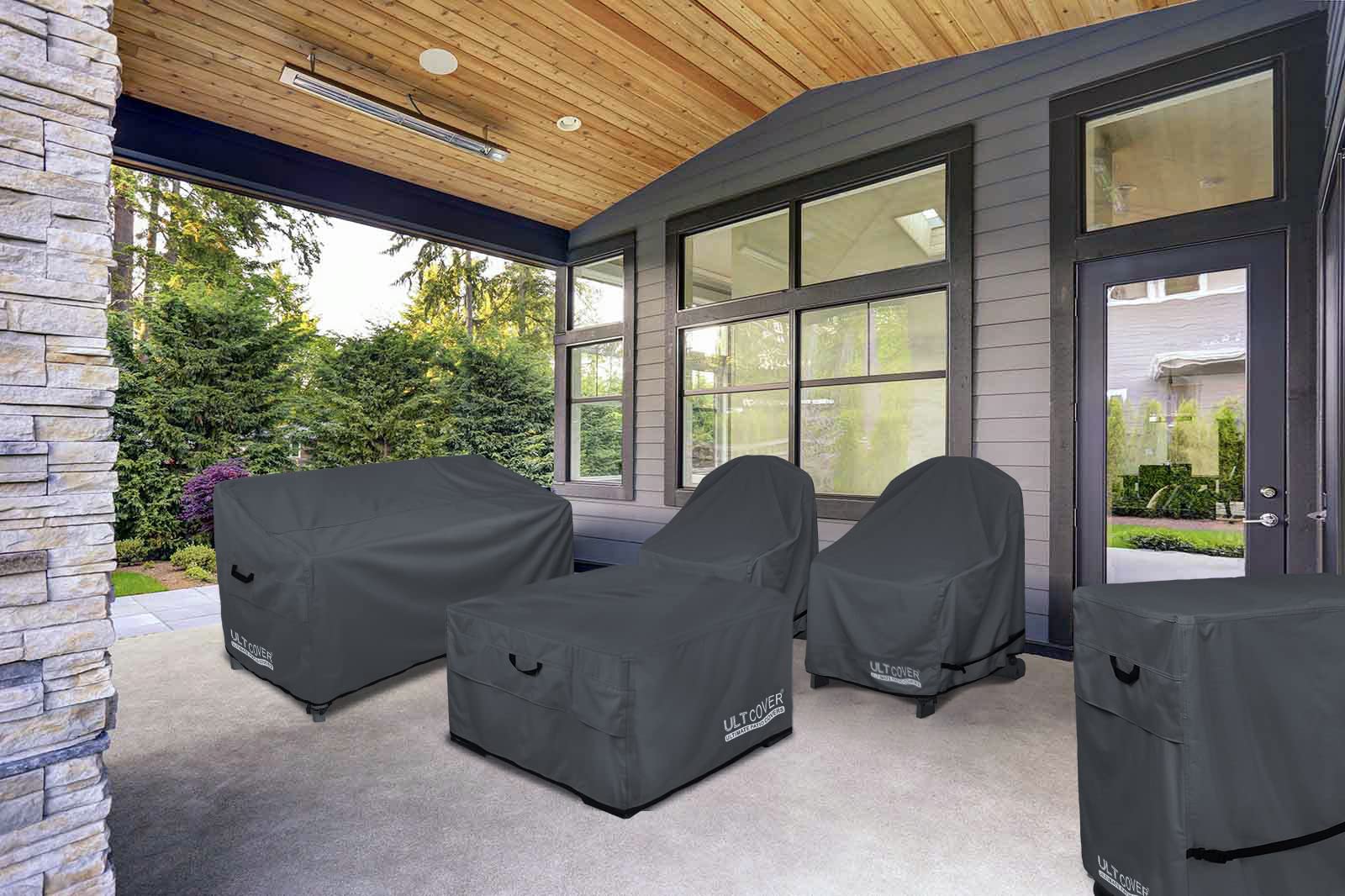 ULTCOVER Waterproof Outdoor Deep Seat Sofa Bench Cover 62