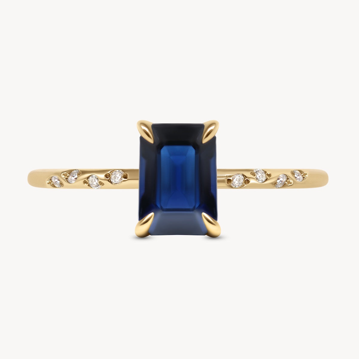 Stunning Large Starry Sapphire Ring for Women - Elegant Blue Gemstone Jewelry for Engagement, Wedding & Special Occasions