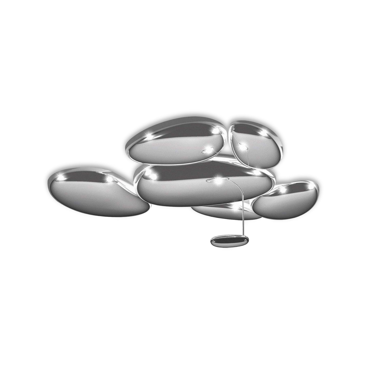 Skydro LED Ceiling Light Fixture - Modern Flush Mount Lighting for Bedroom, Living Room, Kitchen & Office - Energy Efficient Indoor Lighting Solution