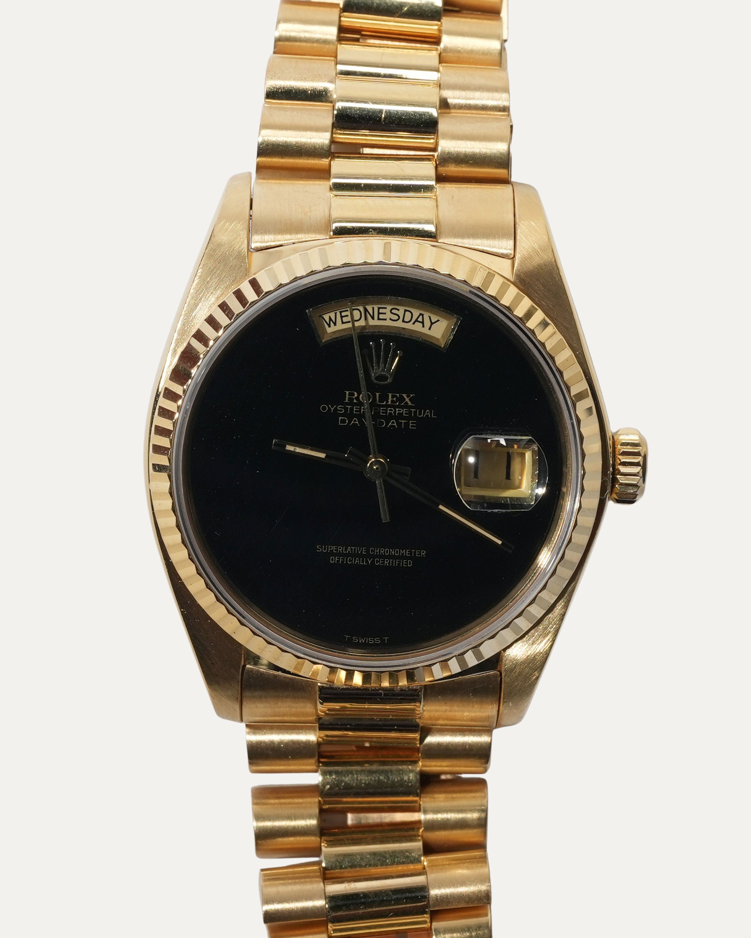 18K Gold Rolex Day-Date 36mm Luxury Watch for Men - Perfect for Business, Formal Events & Special Occasions